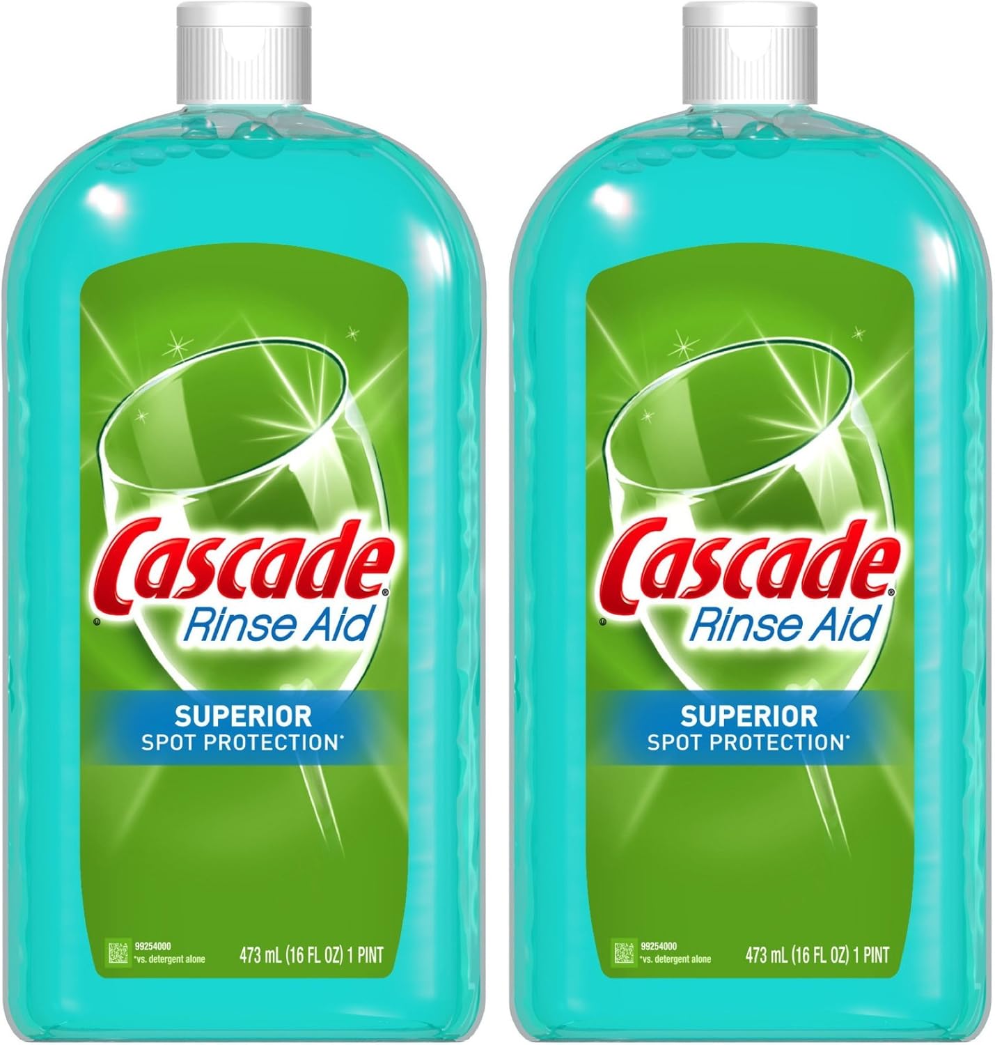 Cascade Rinse Aid Dishwasher Rinse Agent, Original, 16 oz, 2 pk