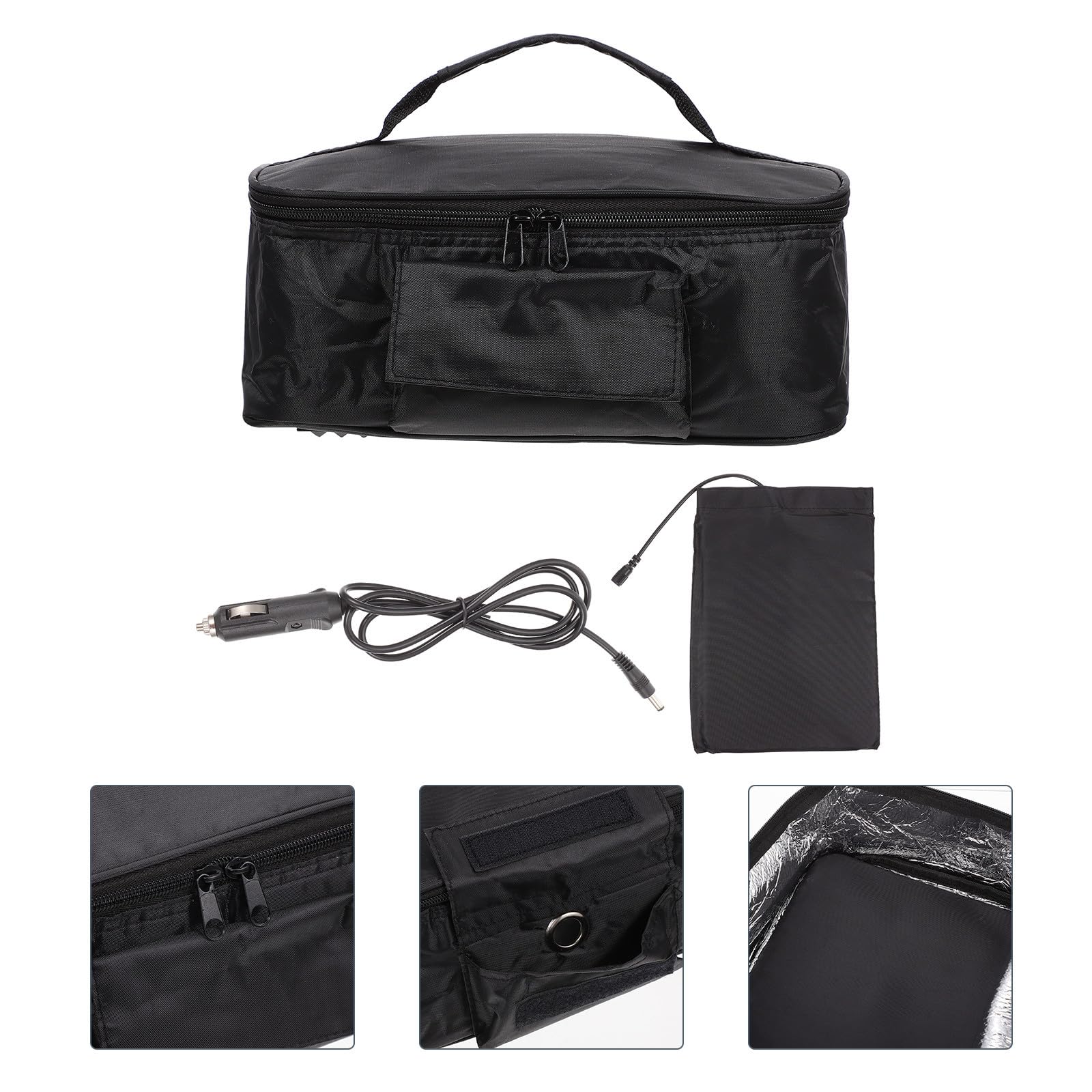 Bolsa Térmica para Almuerzo Aislamiento de Aluminio y Tela Oxford, Bolsa Portátil para Alimentos y Comida para Llevar, para Parques y Comidas Casa