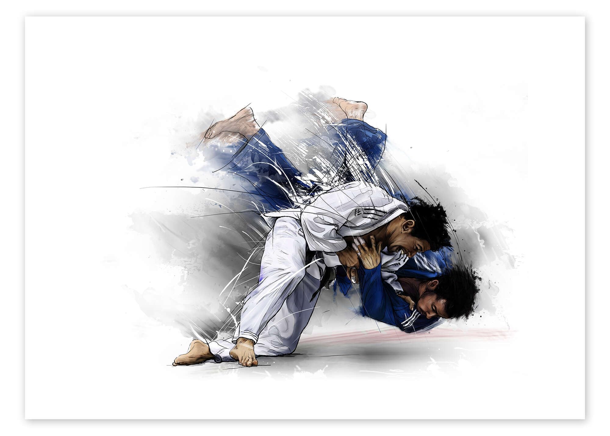 Judo Poster de Tompico 40 x 30 cm Tableaux Décoration murale