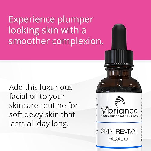 Miniatura 3 de Vibriance Skin Revival - Aceite facial vegano, fabricado en Estados Unidos con aceites naturales, aceite facial hidratante para piel seca, con