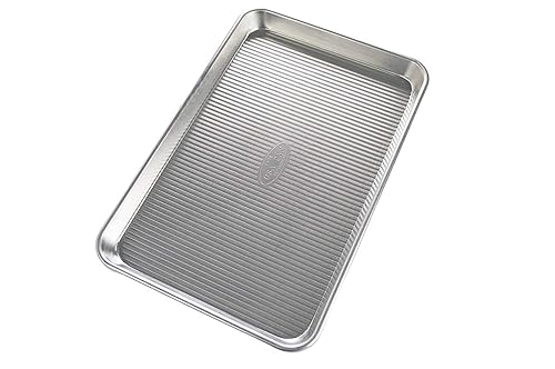 USA Pan Jelly Roll Pan, Heavy Duty Aluminized Steel, 14.1875