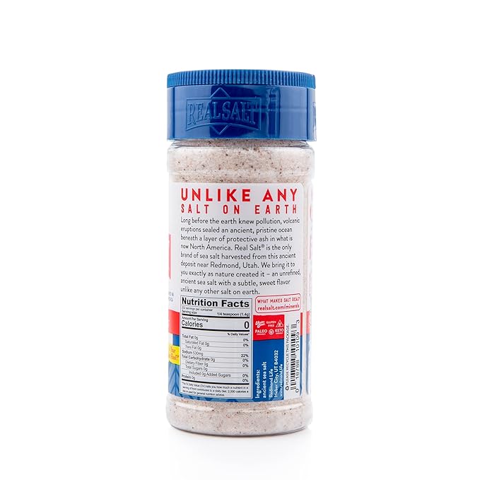 Redmond Sal Marina Fina Sin Refinar Sin Gluten 10 oz (1 Envase) miniatura 2