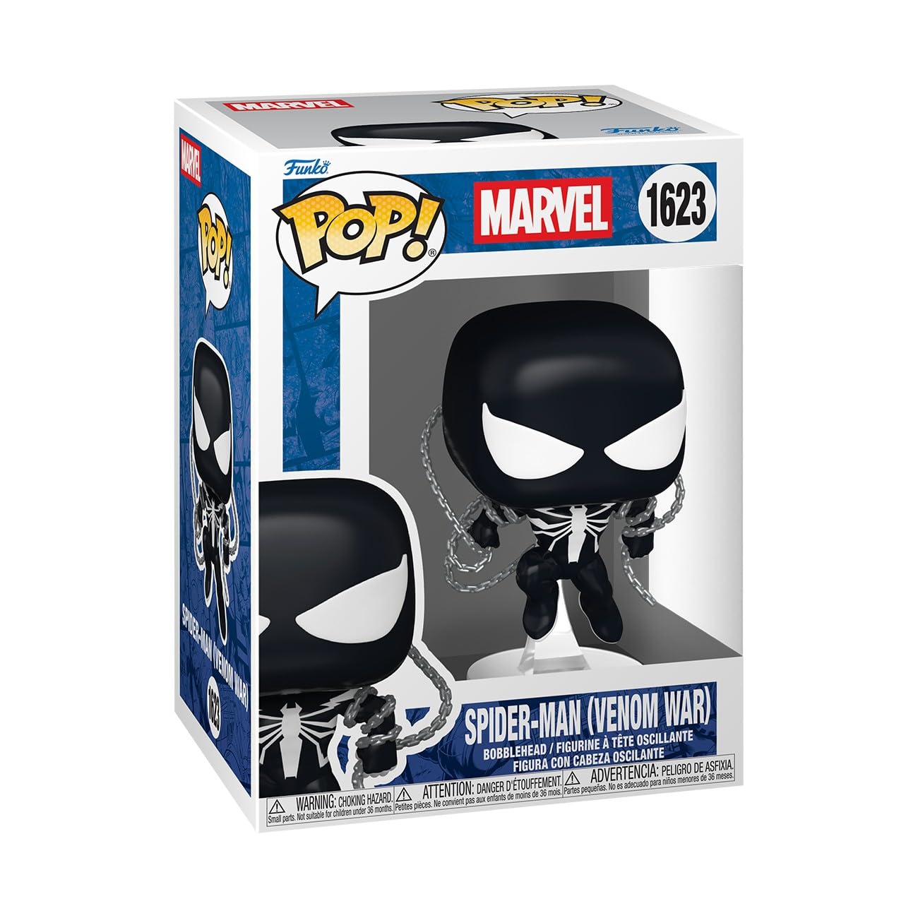 Funko Pop! Marvel: Venom Comics - Symbiote Spider-Man With Chains - Collectable Vinyl Figure - Gift Idea - Official Merchandise - Toys for Kids & Adults - Superheroes Fans