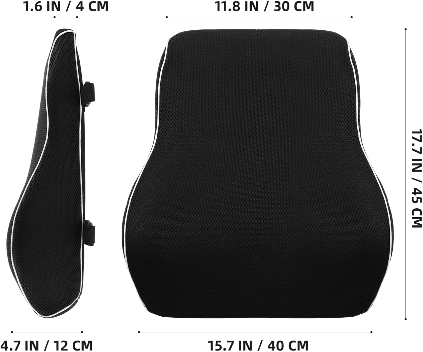 MAGICLULU Lumbar Pillow Support for Car Seat Ergonomic Back Support Pillow for Recliner