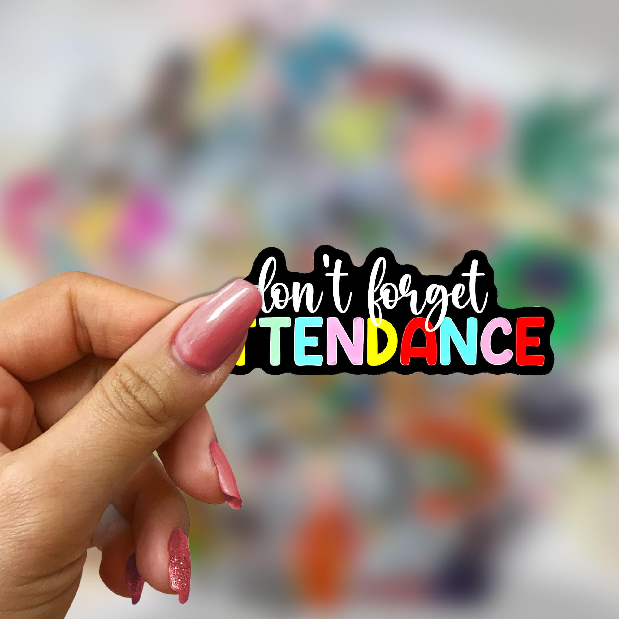 Hey Girl, You Should Take Attendance Sticker, 3\", 5\" Or 7\" Die-cut Window, Skateboard, Car, Wall Decal, Laptop Vinyl