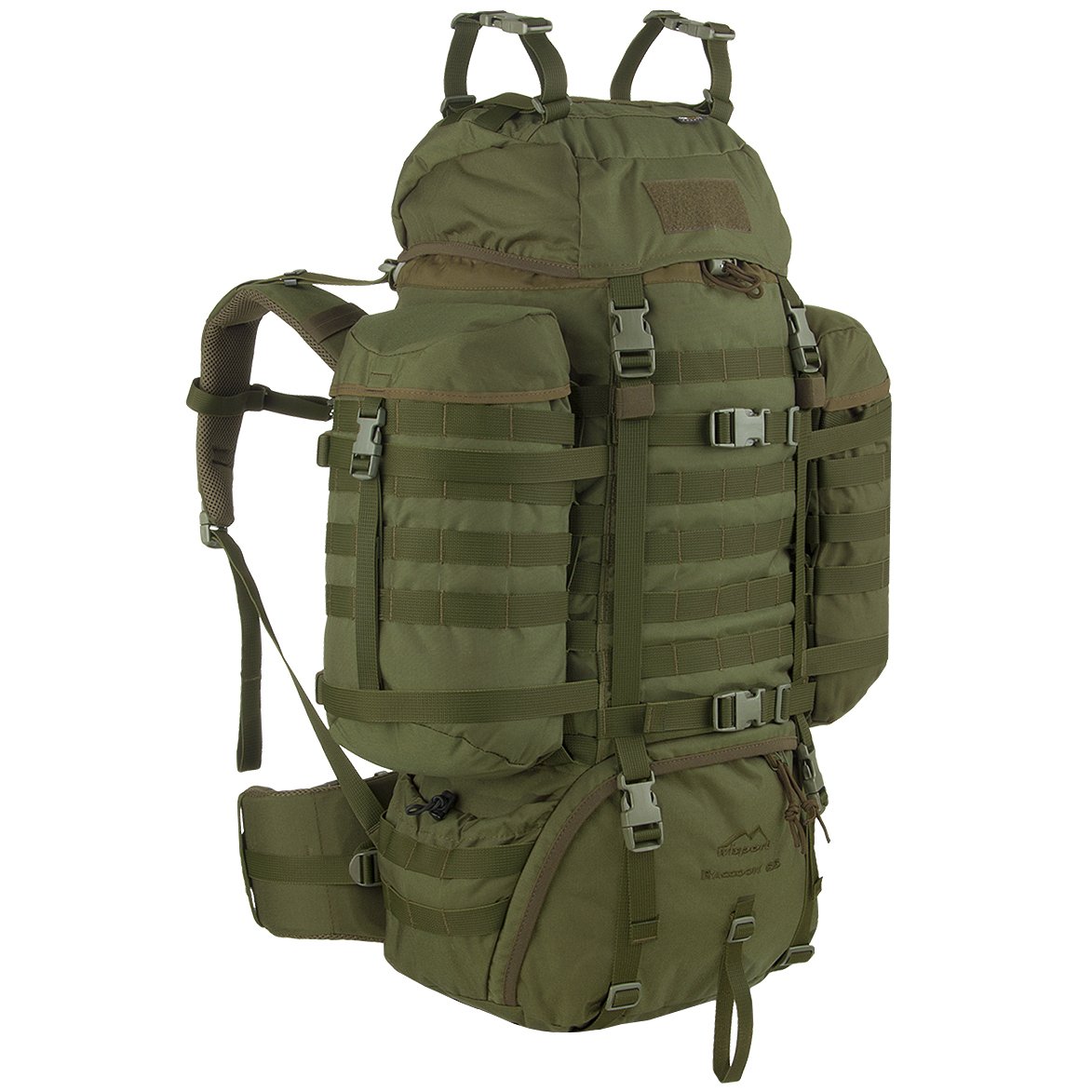 Wisport Raccoon 65L Rucksack Olive Green