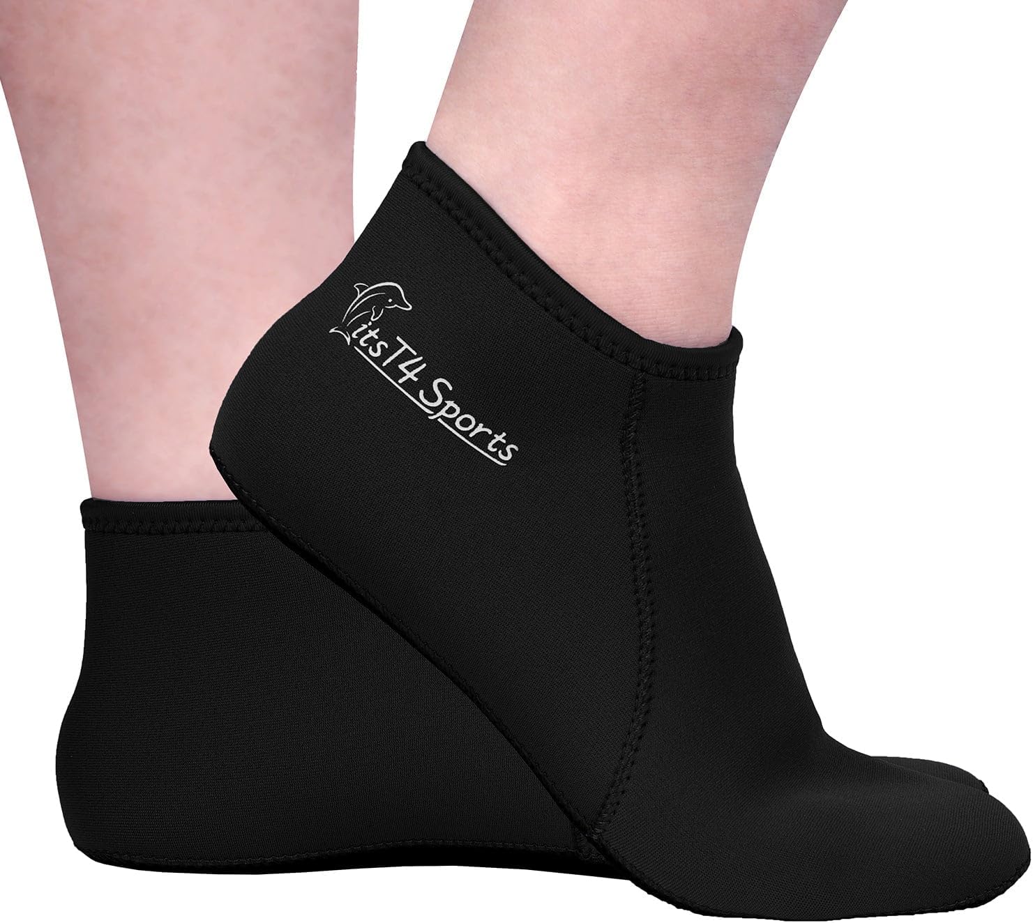 3mm Neoprene Water Socks Anti-Slip Fin Socks for Snorkeling | Men, Womens & Kids, Low Cut, Lightweight, 4-Way Stretch, Keep Warm, Sand Protection, 3 Colors, for Scuba, Surfing & Swimming