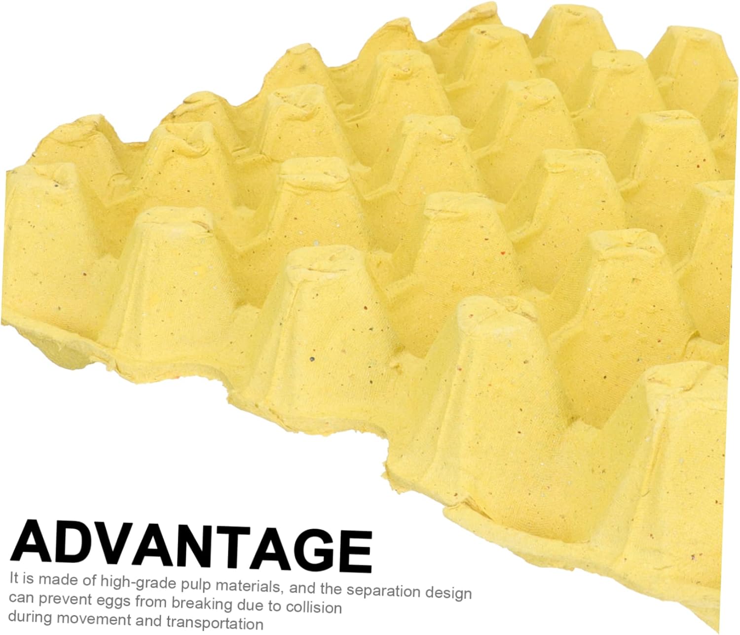 5pcs Egg Trays for Storage Stackable Paper Containers for Kitchen Fridge Restaurant Use Prevents Breakage Convenient Organization