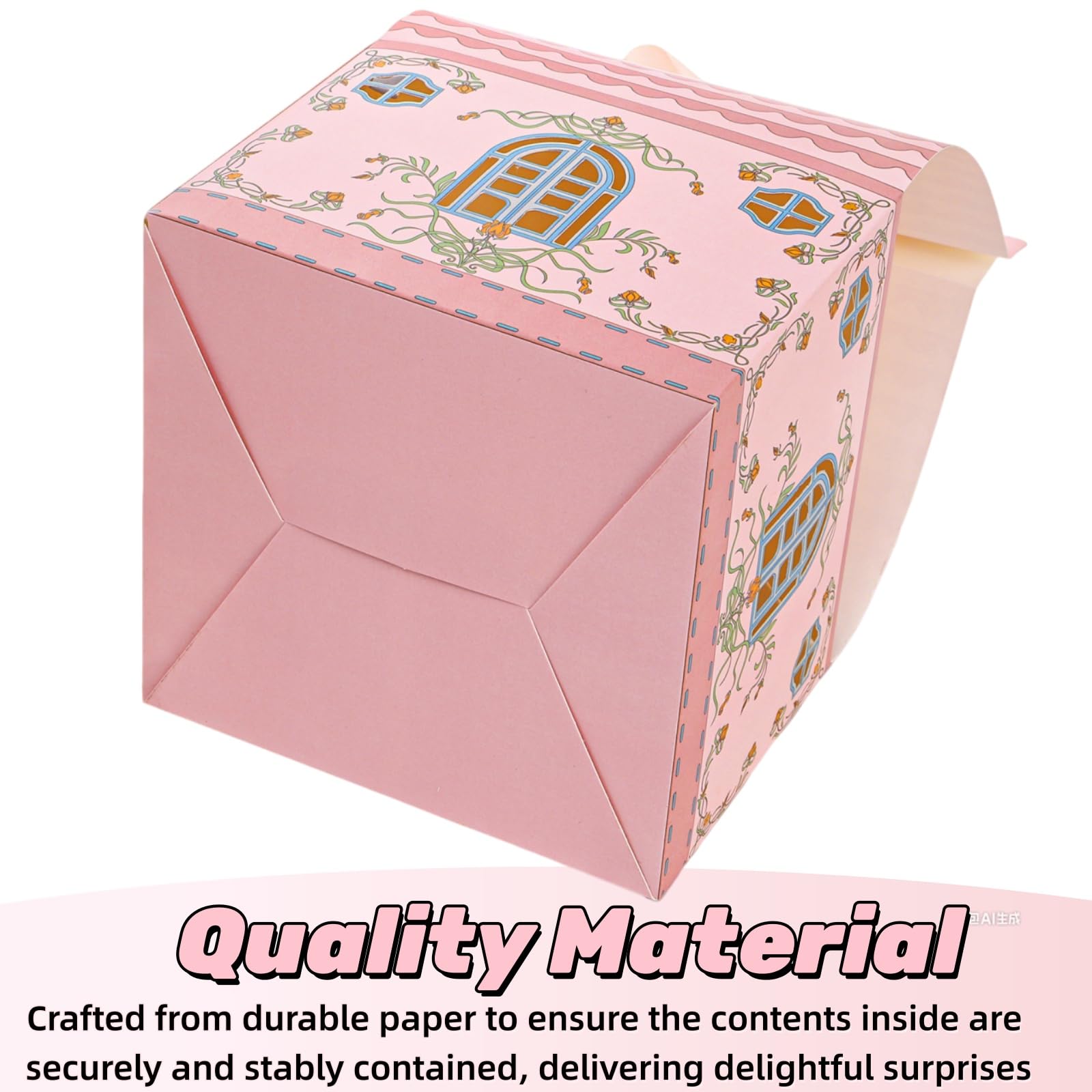 Amazon.com: Covzoe 50 Pieces House Shaped Gift Boxes with Ribbon