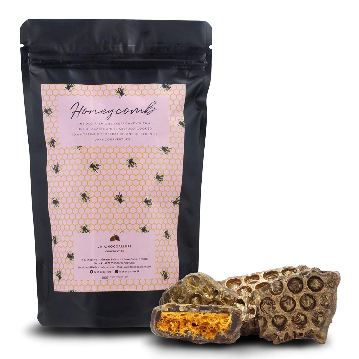 LA CHOCOALLURE Delicious Honey Comb crackles 85 Gms (B08QFTYGRG) Amazon Price History, Amazon Price Tracker