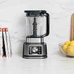 Ninja SS300C, Foodi 3in1 Power Blender & Processor System with Nutrient Extractor, 5 Auto-iQ Presets, Silver, 1200W (Canadian Version), 72oz