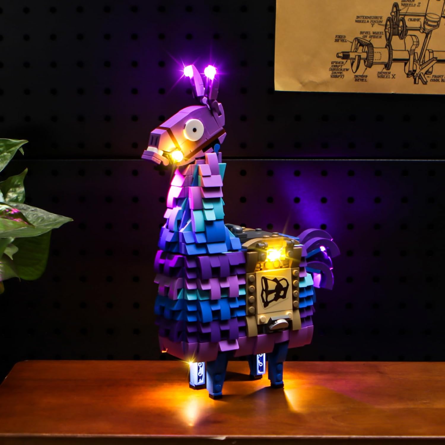 LocoLee LED Light kit Compatible with Lego 77071 Supply Llama, Lighting Set Accessories for LEGO Fortnite Llama (Lights Only, Model NOT Included)