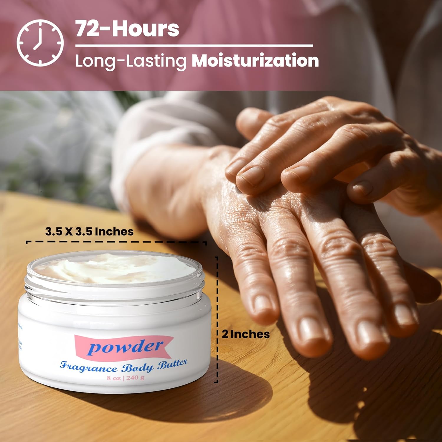 MOBETTER FRAGRANCE OILS Powder Body Butter & Body Oil Set, Moisturizing Body Care, Nourishing Feel, Long-Lasting Scent