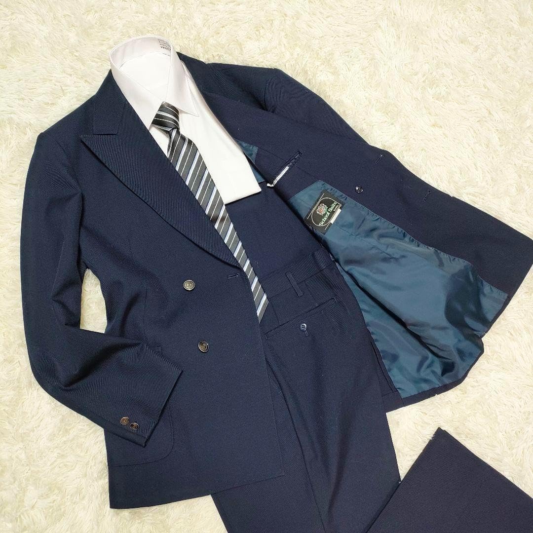 Amazon.co.jp: ダブルスーツ セットアップ 銀ボタン ヴィンテージ 古着