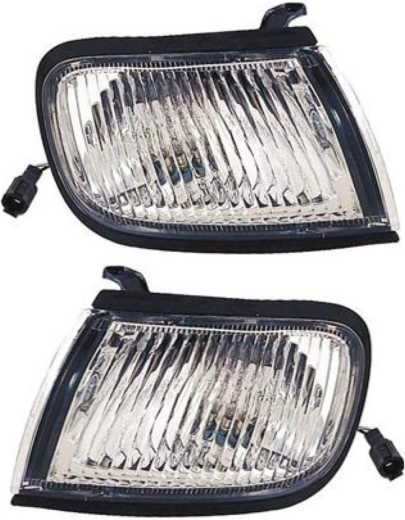 For Nissan Maxima Parking Light Assembly 1997-1999 Pair Driver and Passenger Side NI2520125 + NI2521125
