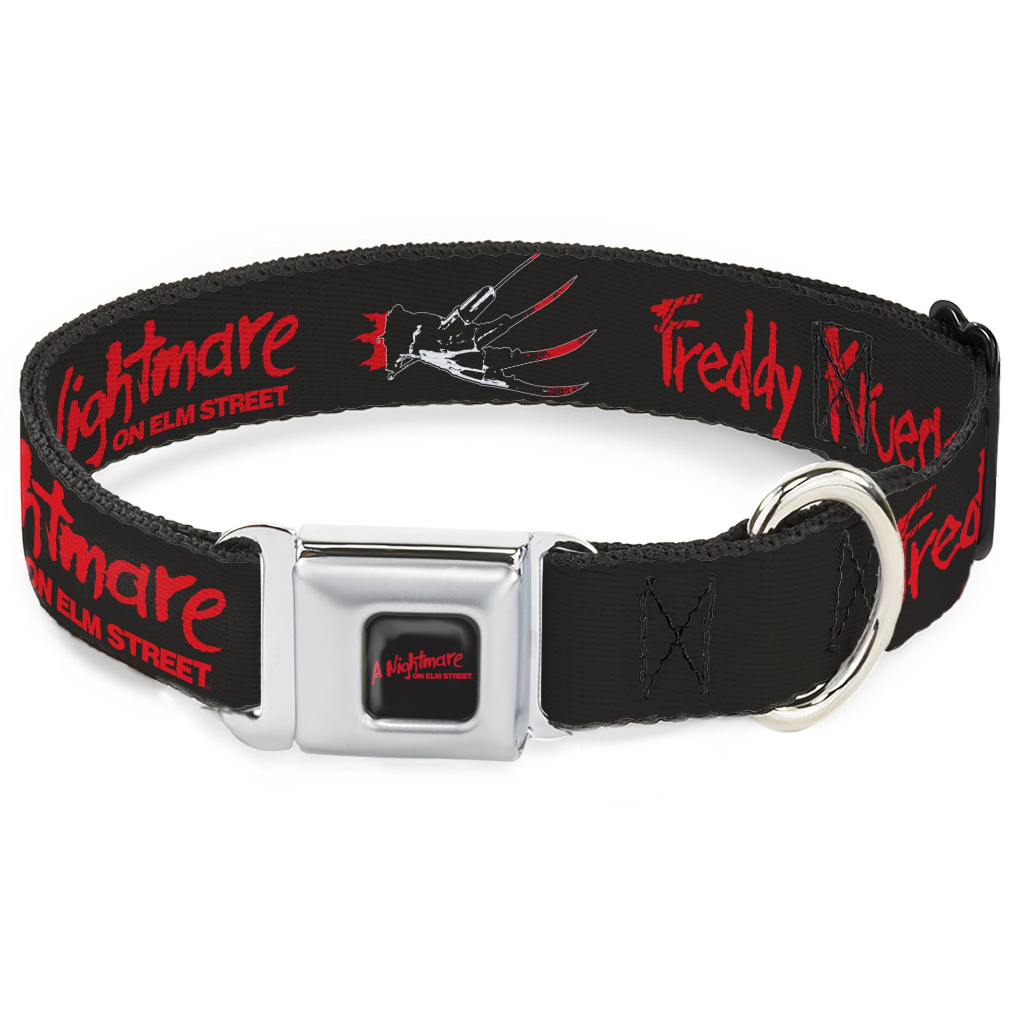 Collier chien Nightmare on Elm Street réglable pour des promenades nocturnes stylées
