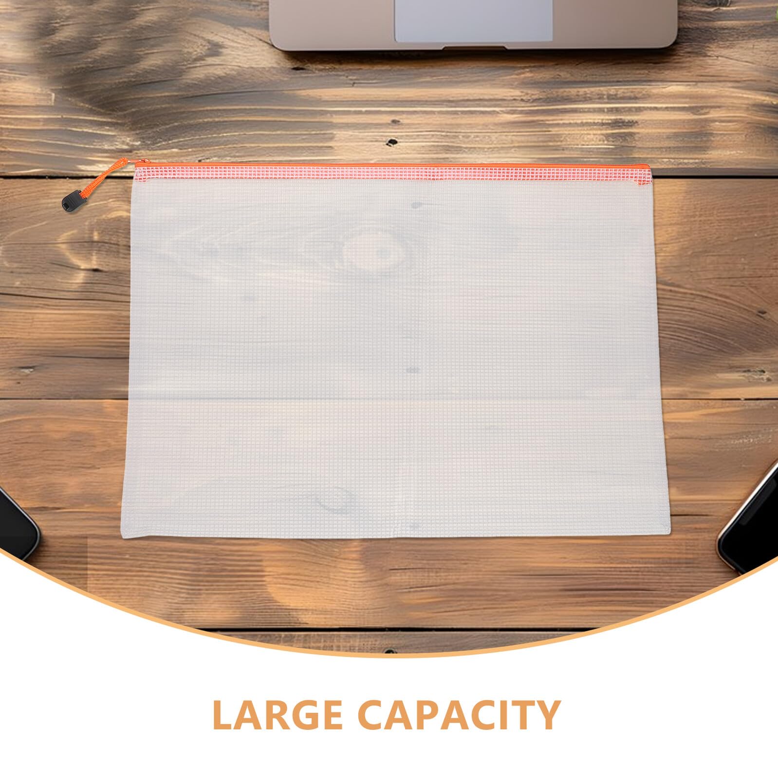 16 pezzi Buste File Mesh Trasparenti con Cerniera Organizer Documenti per Ufficio e Scuola Custodie Porta Documenti Capacità Ampia Colori Misti