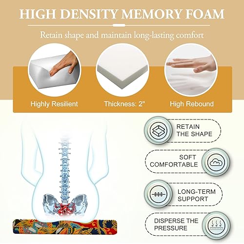 Miniatura 4 de Wellsin - Juego de 4 cojines para sillas de exterior para muebles de patio - Cojines para sillas de patio resistentes al agua con esquinas redondas