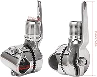 Vista 6 de Aramox Marine Boat - Soportes de antena VHF, montaje de trinquete de rosca de 1 pulgada, montaje de base ajustable de acero inoxidable 316