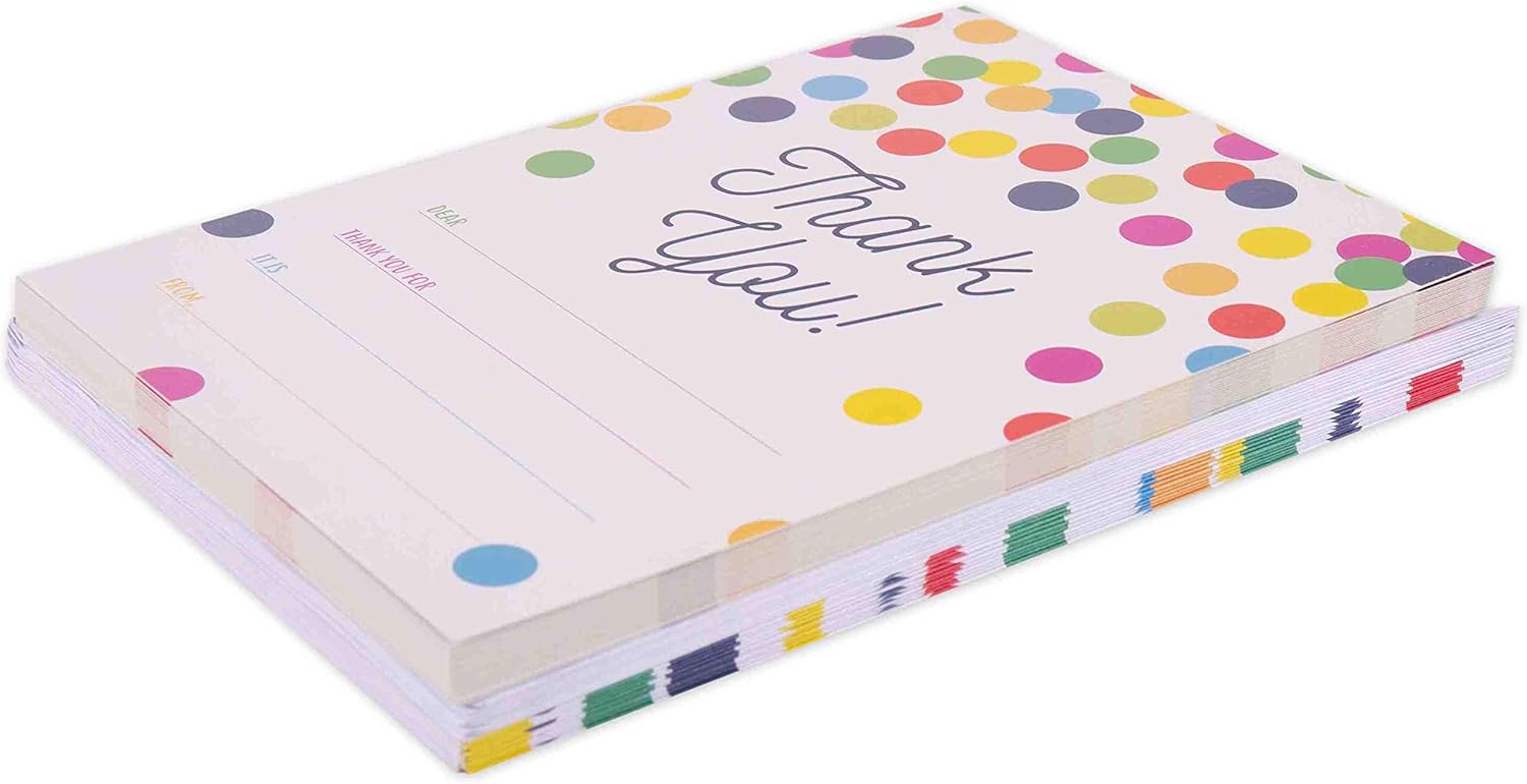 GSM Brands Thank You Cards for Kids - 20 Cards with Envelopes - Image 3