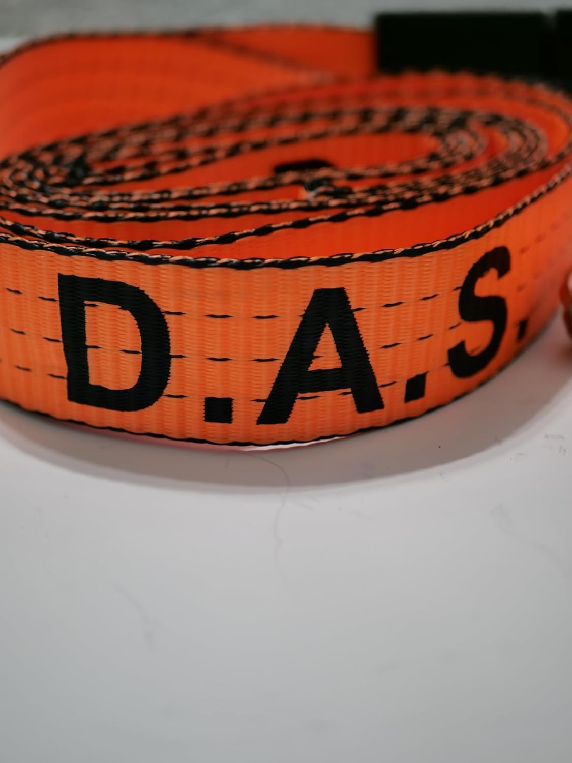 D.A.S. Car Hauler Straps - 3333lb Load Limit, Set of 4 Wheel Tie Down Straps for Car, Truck, and UTV Transport, Secure Car Tie Dow, Three Cleat Design | Orange Color