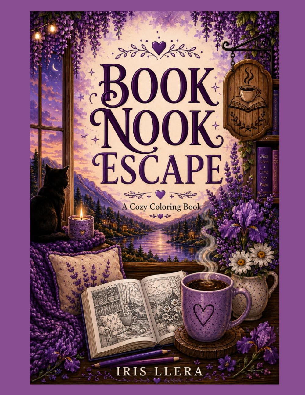 Book Nook Escape: A Cozy Coloring Book