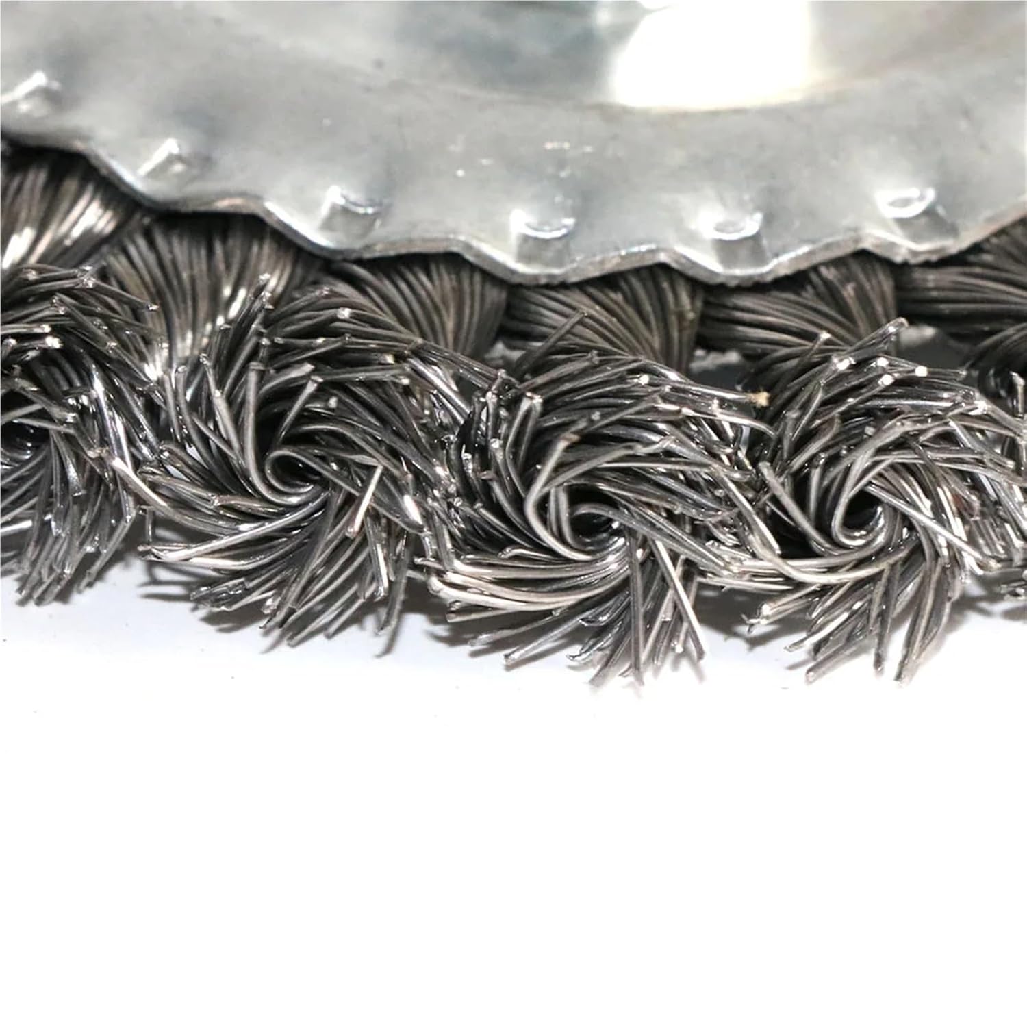 M14 Screw 5 inch Wire Wheel Brush Twist-Knotted 125mm for Angle Grinder Steel Wire & Alloy Metals Twisted & Crimped Wire Brush