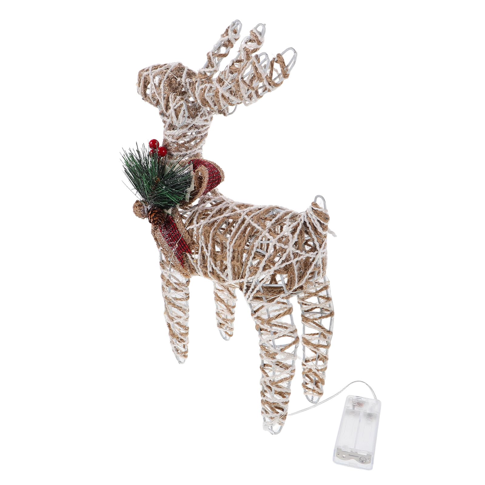 Renne de Noël lumineux pour jardin et terrasse ambiance festive LED