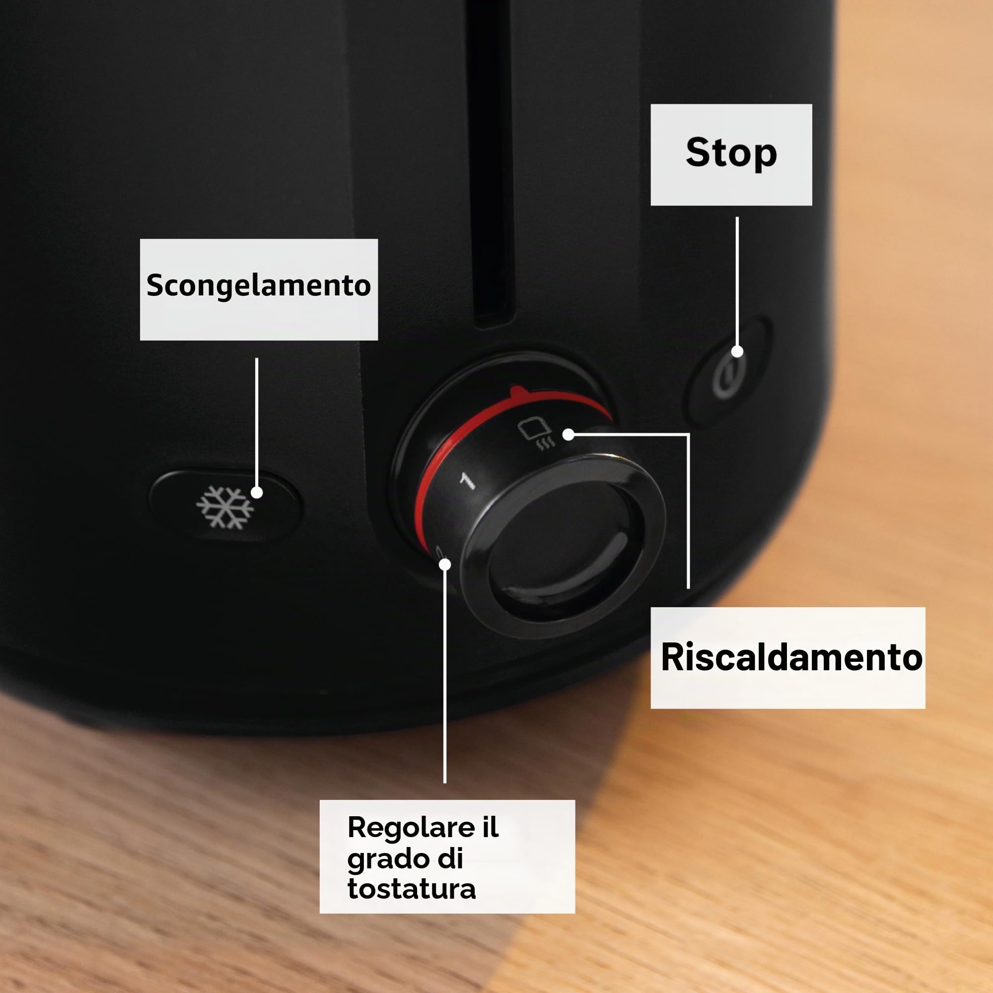 Bosch MyMoment TAT2M123 - Tostapane compatto, con funzione di scongelamento, con funzione di scongelamento, funzione di sollevamento, centraggio del pane, perfetto per 2 fette, 800 Watt, nero opaco