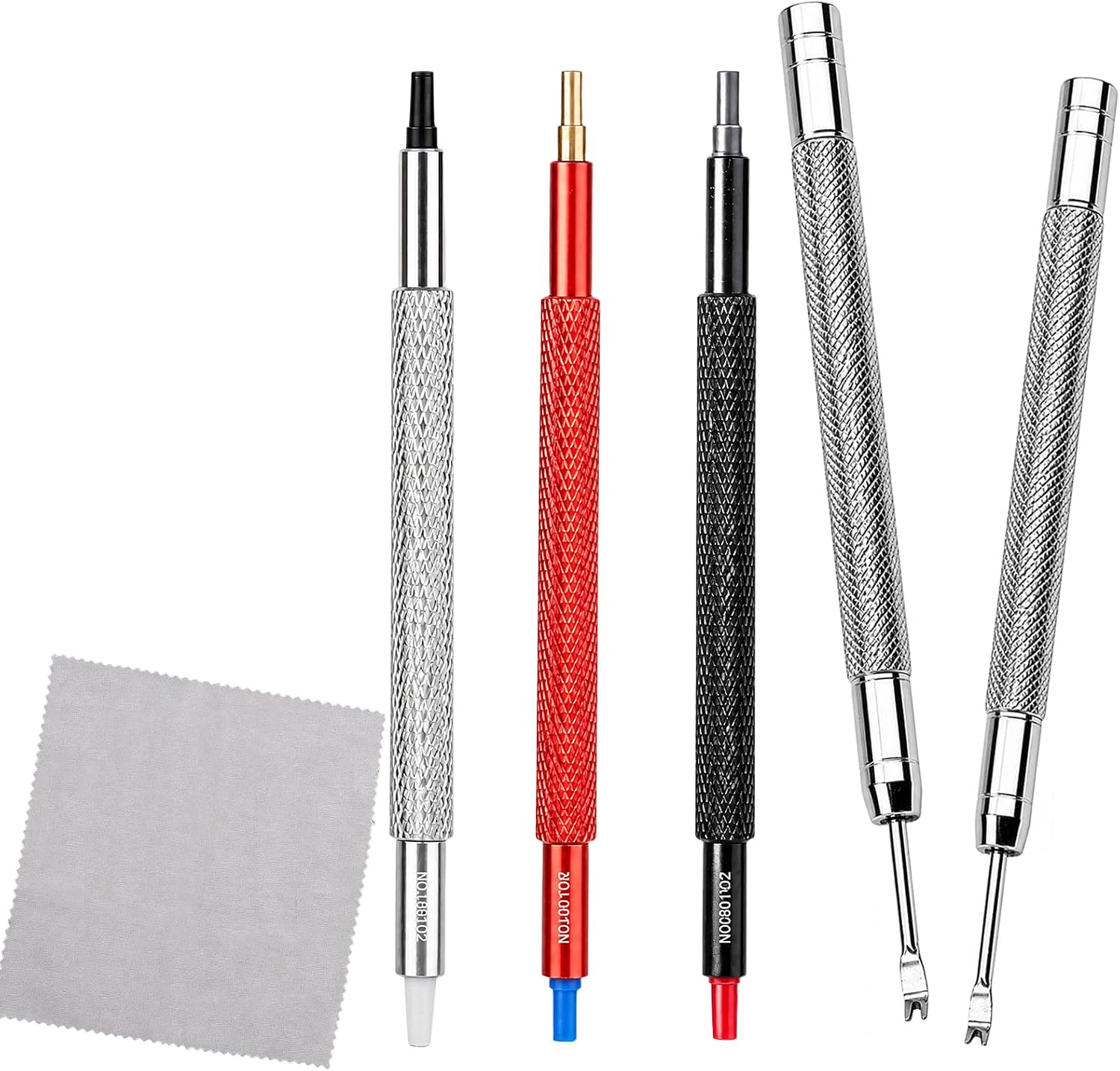 Watch Hands Repair Tool Kit, 3 PCS Watch Hand Pressers Pusher with Removers Lever, Minute Second Hand Removal Puller Plunger Set for Watchmakers