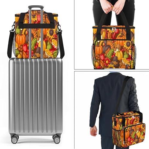 Miniatura 7 de Bolsa de café de pavo de Acción de Gracias, decoración de Acción de Gracias, bolsa de almacenamiento de viaje, compatible con Keurig K-Mini o K-Mini