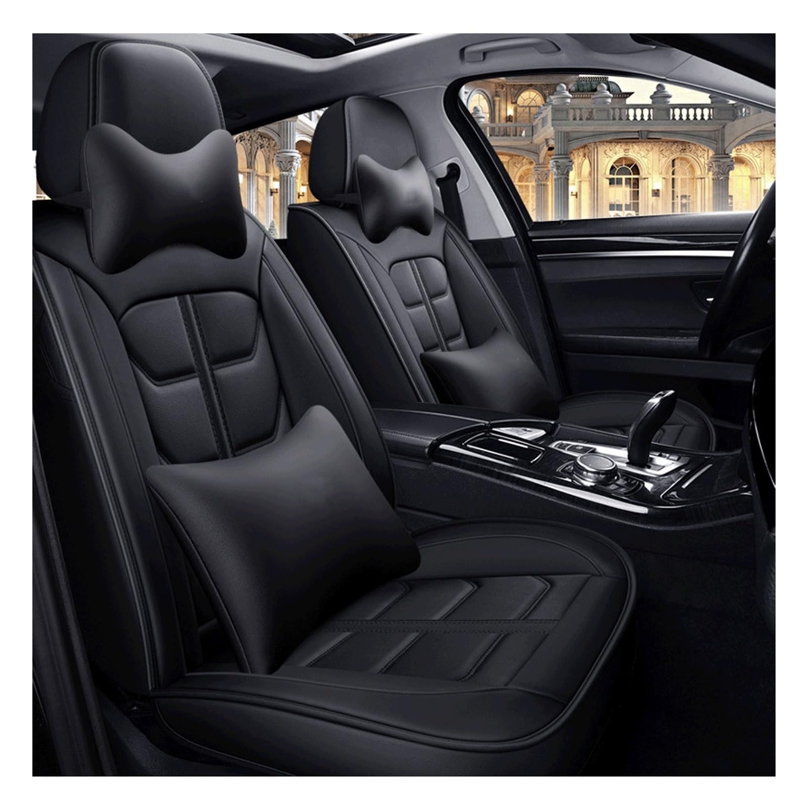 Housse siege voiture VW UP en cuir PU impermeable et resistant - 8