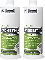 Vista 12 de Tratamiento único para inodoro de autocaravana Digest-It Ultra, 32 usos, súper concentrado, elimina olores, licua desechos, tratamiento preventivo