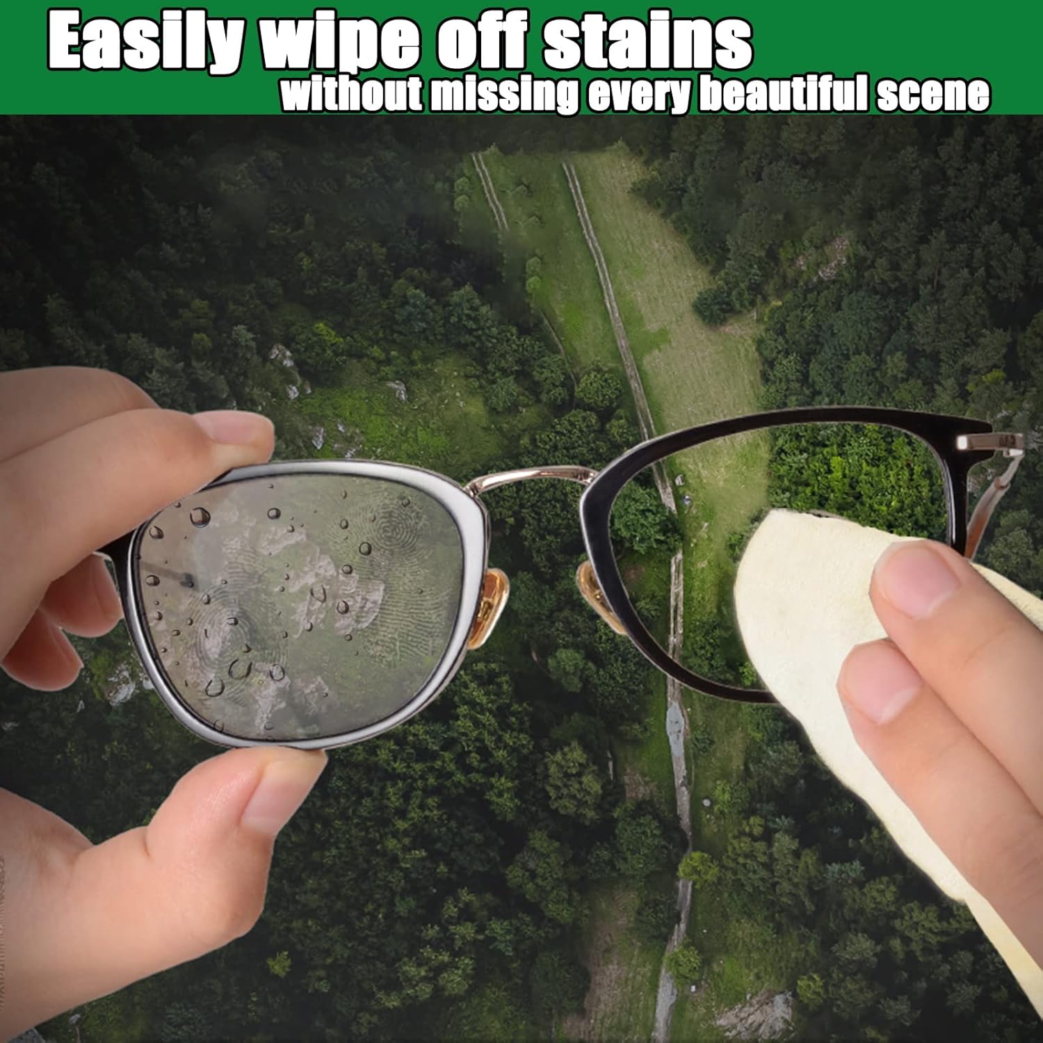 Tevlaphee Natural Chamois Leathers for Cars, Lint Free Magic Cleaning