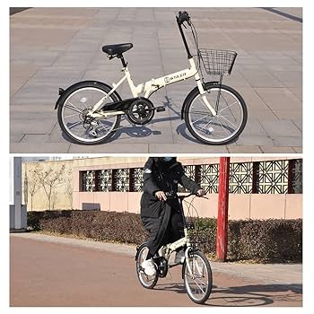 Amazon | 折りたたみ自転車 小径車 20インチ シマノ6段変速