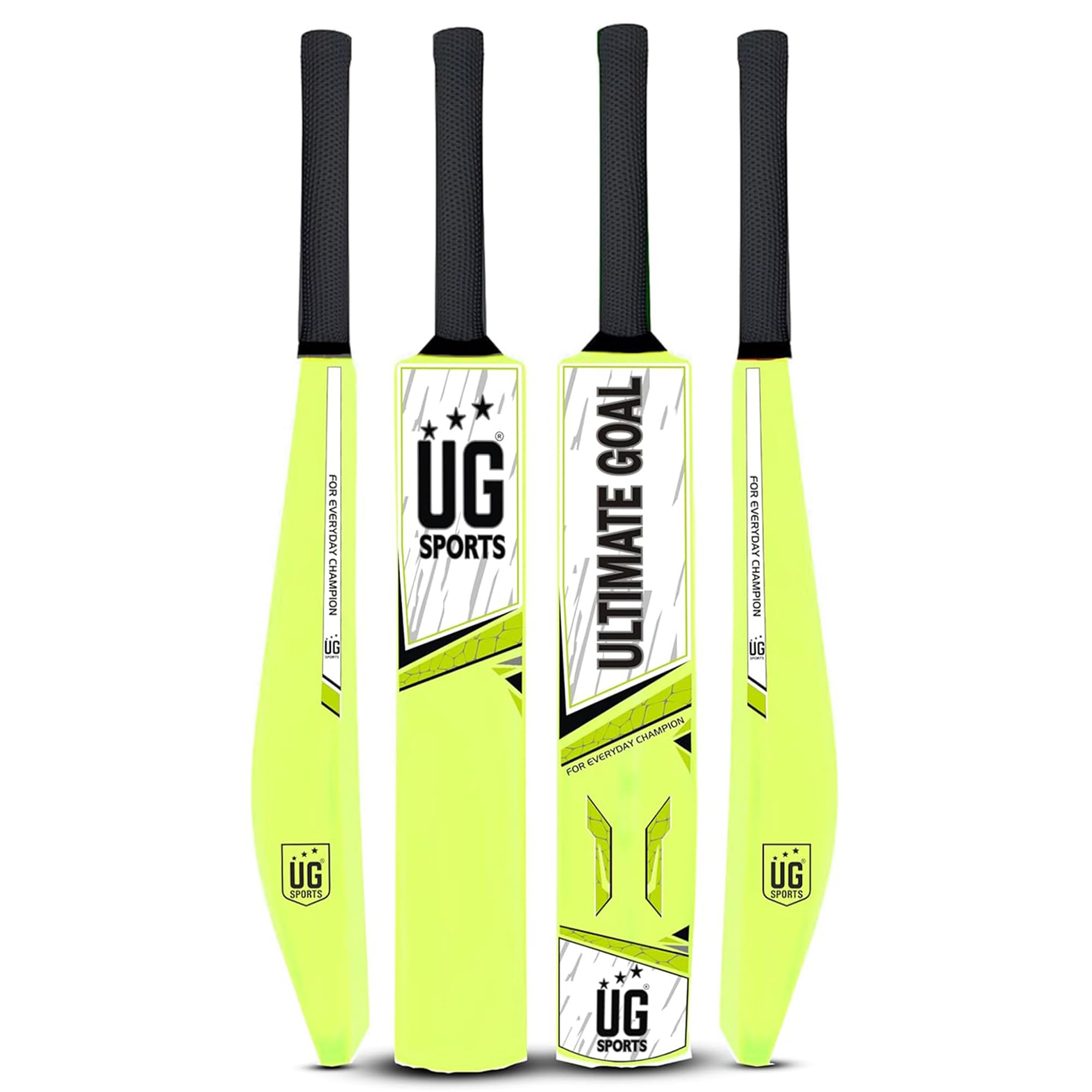 Ultimate Goal Cricket Bat | 31 Inches Plastic Cricket Bat for Soft Tennis Ball | Size 5 for Age Group 9-10 Years Old | Lightweight Fiber, Hard Plastic, Anti-Slip Grip |Green Bat-picture-10