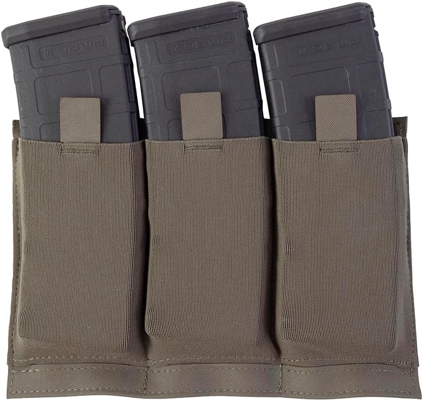 Elastic Triple Rifle 5.56 Magazine Pouch