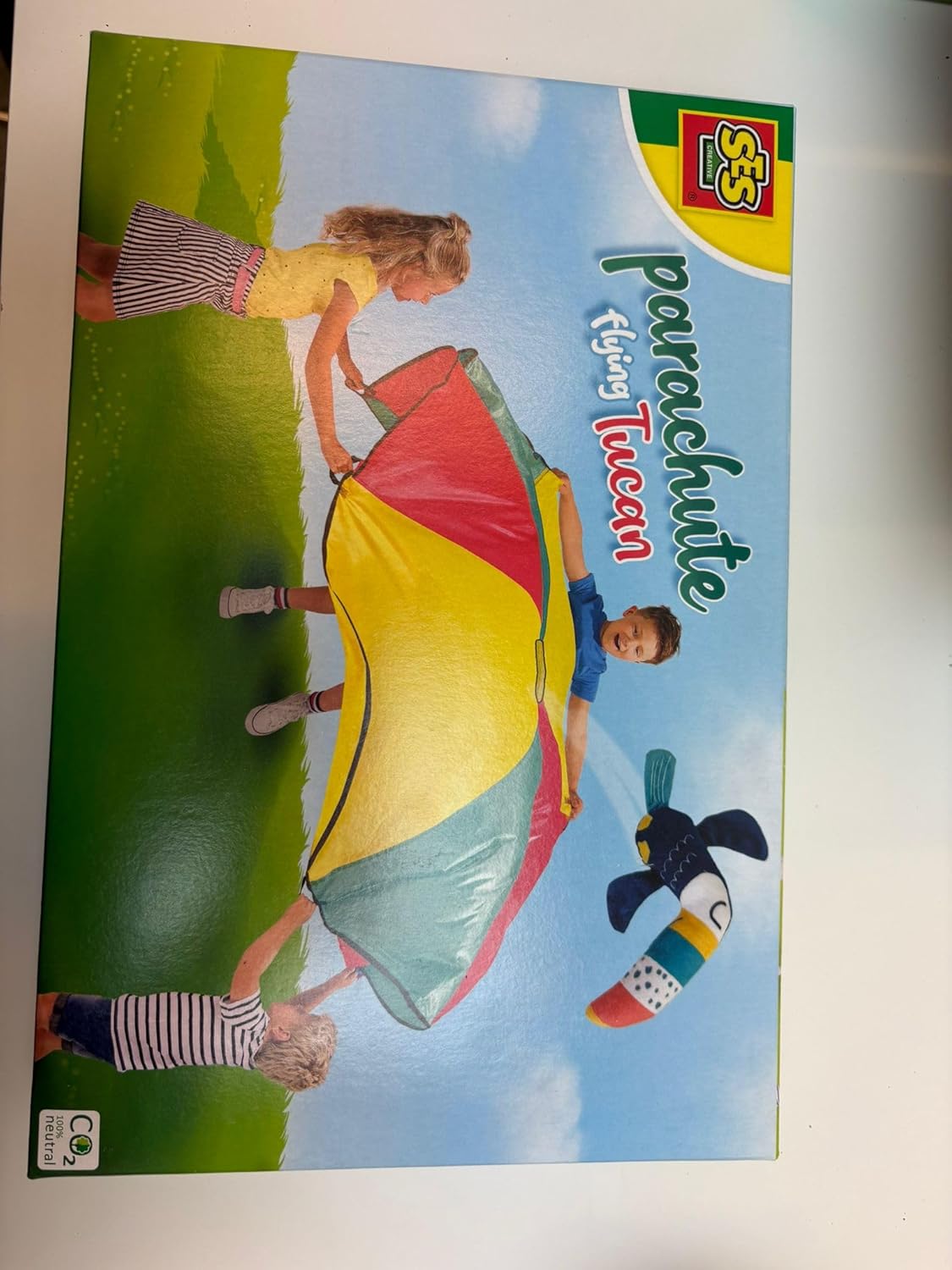 SES Creative 2289 Parachute Flying Tucan, Mixed Colours