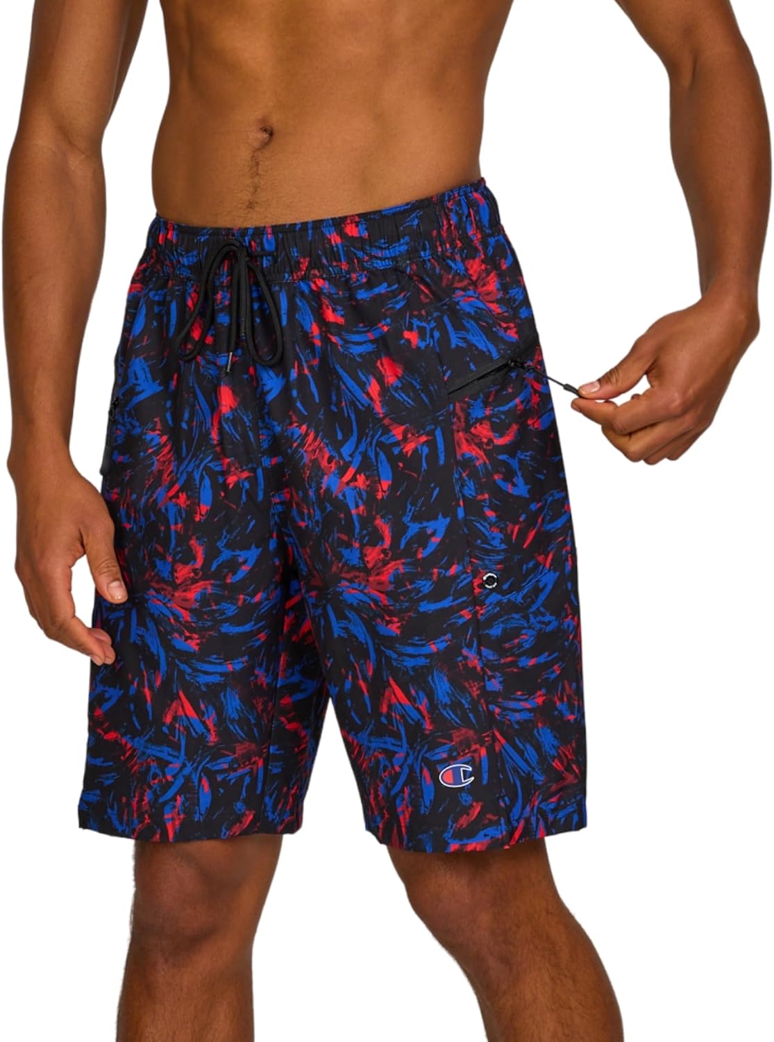 Champion Mens Swim Trunks with Mesh Liner - 9” Inseam Quick Drying Mens Bathing Suit, Board Shorts for Swimming, Beach