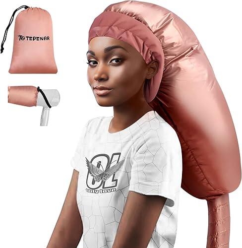 Miniatura 20 de Accesorio para secador de pelo, grande, negro, mejorado, suave, ajustable para secador de pelo de mano, secado rápido, ideal para el cuidado natural