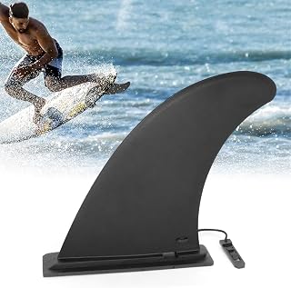 JEEZAO Aleta Central de Tabla de Surf Nylon Paddle Board Caja Fuerte Reforzada, Accesorios de Tabla de Surf para Canoa de Remo Esquí Acuático