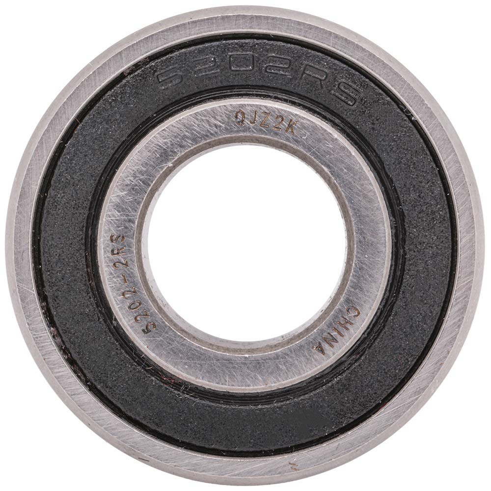 [10-Pack] 5202-2RS - Angular Contact Ball Bearing 15 mm x 35 mm x 15.9 mm (ID x OD x Width) Double Rubber Seal