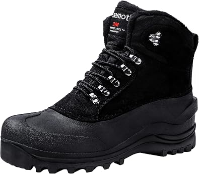 riemot Mens Womens Winter Boots Waterproof Insulated Snow Shoes for Outdoor Hiking Skiing Warm Lightweight Anti-Slip Ankle Boots