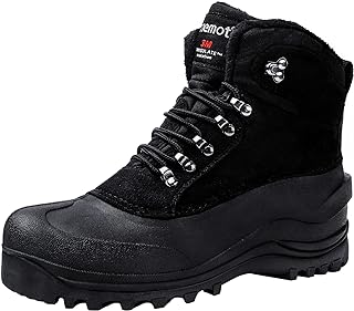 Mens Womens Snow Boots Waterproof Winter Boots for Hiking Trekking Fishing Riding Hunting Dog Walking, Mucker Yard Boots Gardening Shoes Warm Anti-Slip Ankle Boots