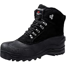 riemot Mens Womens Winter Boots Waterproof Insulated Snow Shoes for Outdoor Hiking Skiing Warm Lightweight Anti-Slip Ankle Boots