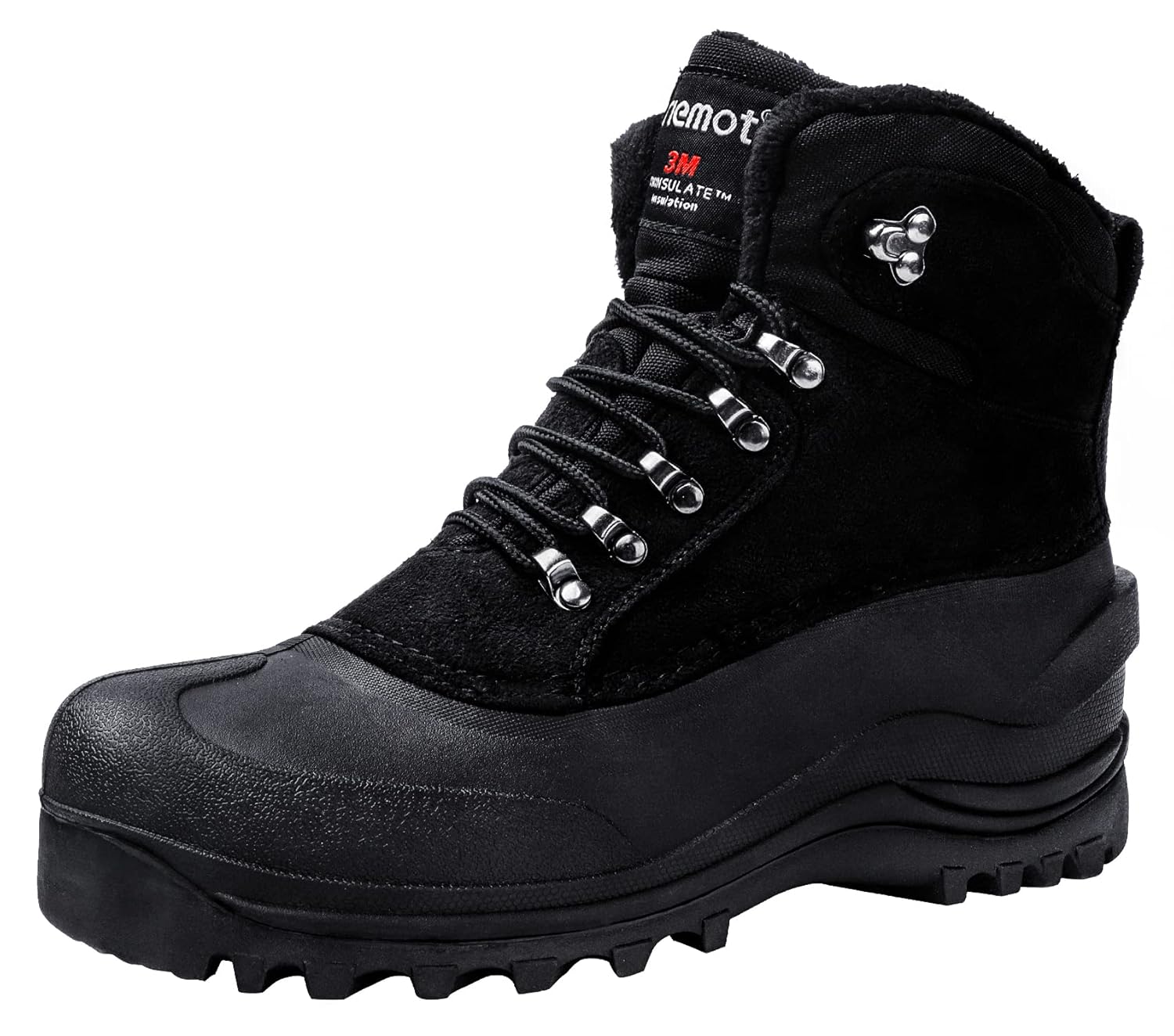 riemot Mens Womens Winter Boots Waterproof Insulated Snow Shoes for Outdoor Hiking Skiing Warm Lightweight Anti-Slip Ankle Boots