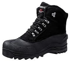 riemot Mens Womens Winter Boots Waterproof Insulated Snow Shoes for Outdoor Hiking Skiing Warm Lightweight Anti-Slip Ankle Boots