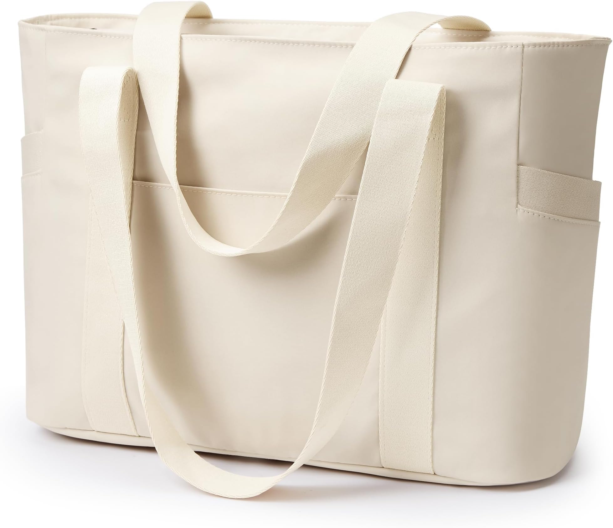 KALIDI Work Bags for Women, Large Tote Bag With Zippered, With 15.6In Laptop Compartments & Trolley Sleeve for Travel, Beach, Work, School, Gym