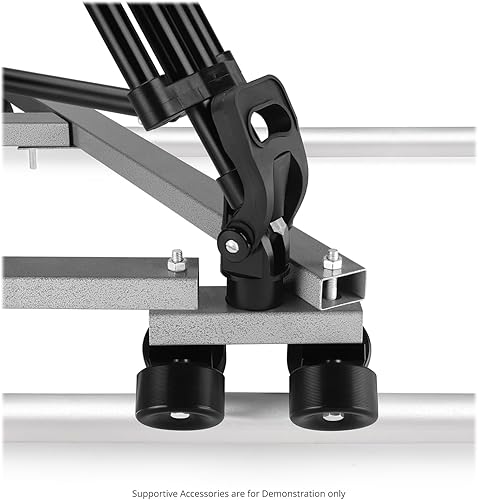 Miniatura 3 de PROAIM Pie de punta para cámara Swift Dolly para adaptarse a trípodes con dos picos. Montaje de trípode seguro y estable, con soporte de pies de