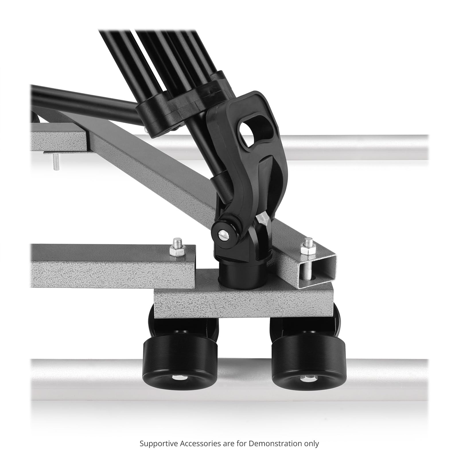 PROAIM Pie de púas Plataforma rodante Swift. Compatible con trípodes con Dos pies de púas. Carga útil de 159 kg / 350 LB (P-SPK-FT)